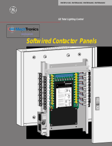 Softwired Contactor Panels (Color)