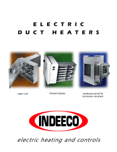 electric heating and controls