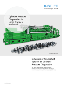 Cylinder Pressure Diagnostics in Large Engines