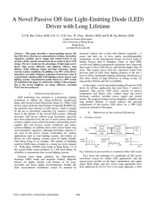 A Novel Passive Off-Line Light-Emitting Diode (LED)