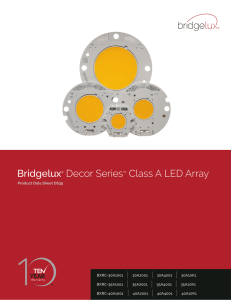 Bridgelux® Decor Series™ Class A LED Array