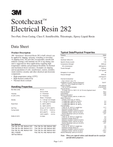 Scotchcast™ Electrical Resin 282