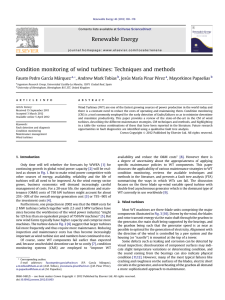 Condition monitoring of wind turbines: Techniques and methods