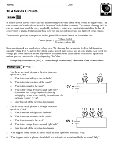 16.4 Series Circuits