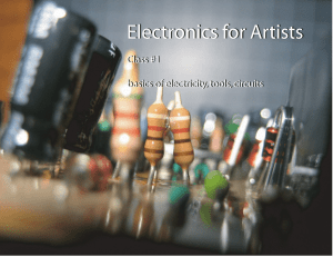 Electronics for Artists Electronics for Artists