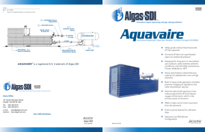 AQUAVAIRE™ Horizontal Gas-Fired Waterbath Vaporizer - Algas-SDI