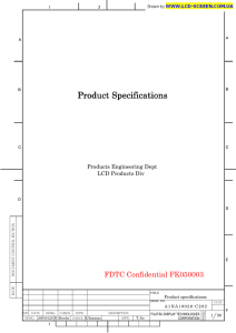 Product Specifications Product Specifications