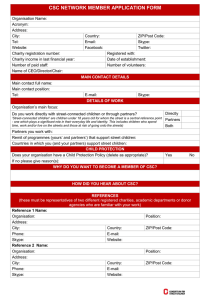 csc network member application form