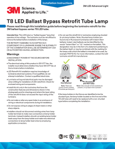 T8 LED Ballast Bypass Retrofit Tube Lamp