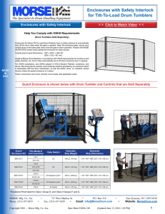 Enclosures with Safety Interlock for Tilt-To-Load