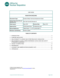 Radiation shielding - Office for Nuclear Regulation