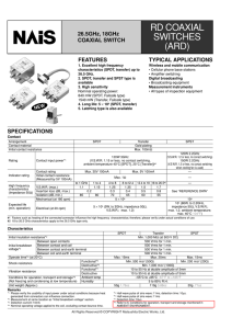 rd coaxial switches (ard)