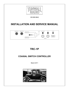 TRC-1P Manual