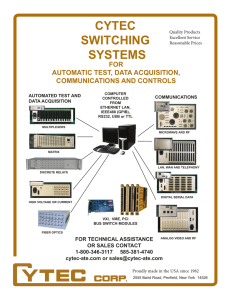 CYTEC SWITCHING SYSTEMS