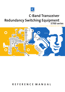 C-Band Transceiver Redundancy Switching Equipment