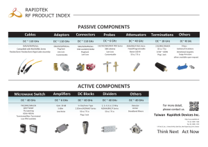 RF Coaxial Cable - Rapidtek Magnetic Devices Inc.