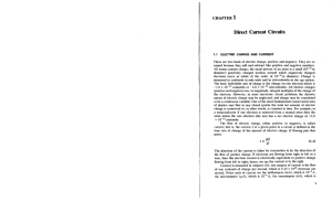 Direct Current Circuits
