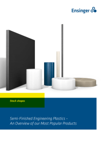 Semi-Finished Engineering Plastics – An Overview of our