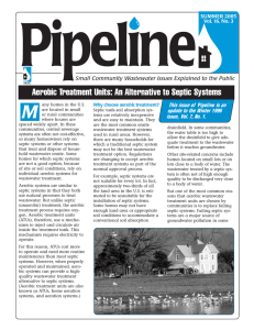 Aerobic Treatment Units: An Alternative to Septic Systems