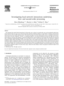 Investigating local network interactions underlying first