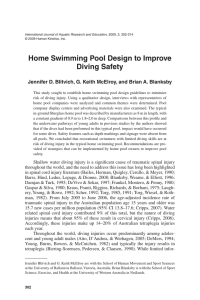 Home Swimming Pool Design to Improve Diving