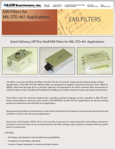 EMI Filters for EMI FILTERS