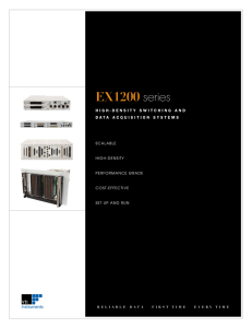 EX1200 series - VTI Instruments