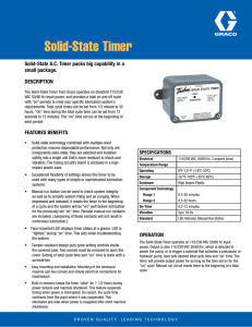 Solid-State Timer