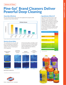 Pine-Sol® Brand Cleaners Deliver Powerful Deep