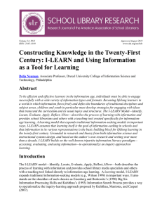Constructing Knowledge in the Twenty-First Century