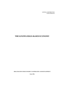 the knowledge-based economy
