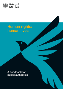 Human rights: human lives - a handbook for