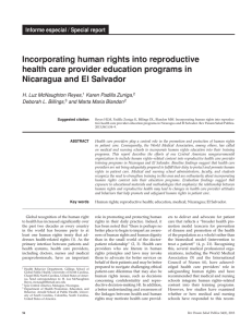 Incorporating human rights into reproductive health care provider