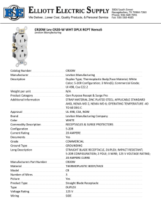 EES Spec Sheet - Elliott Electric Supply