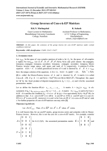 Group Inverses of Con-sk-EP Matrices