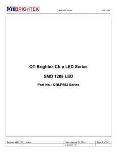 QBLP653 Series - QT Brightek.com