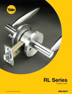 RL Series - Extranet - ASSA ABLOY Door Security Solutions