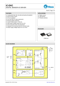 Data Sheet iC-DXC - iC-Haus