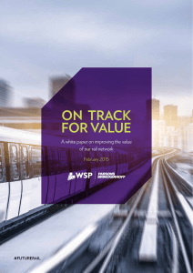 On track for value: A white paper on improving the value of our rail