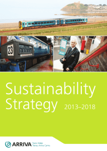 Strategy 2013–2018 - Arriva Trains Wales