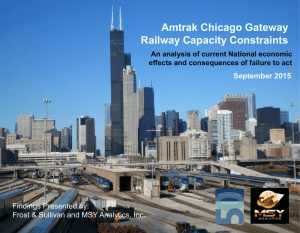 Amtrak Chicago Gateway Railway Capactiy Constraints
