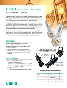 HPL+ COMPACT FILAMENT LAMPS