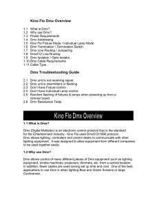 Kino Flo DMX Overview