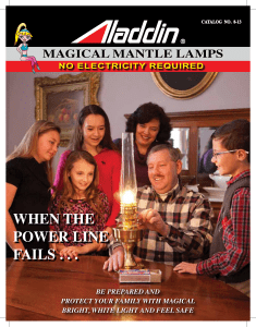 when the power line fails - Aladdin Magical Mantle Lamps
