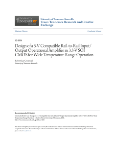 Design of a 5-V Compatible Rail-to-Rail Input/Output