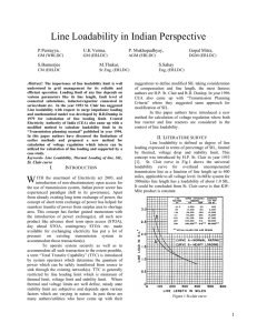 Line Loadability in Indian Perspective