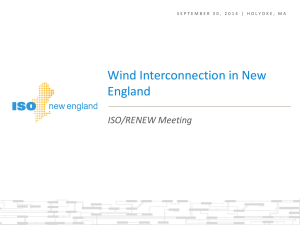 Agenda and ISO New England Presentation