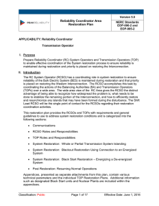 RC Area Restoration Plan v5.0