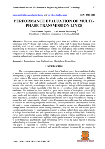 performance evaluation of multi-phase transmission lines