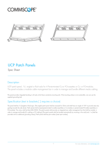 322426EU - UCP Patch Panels